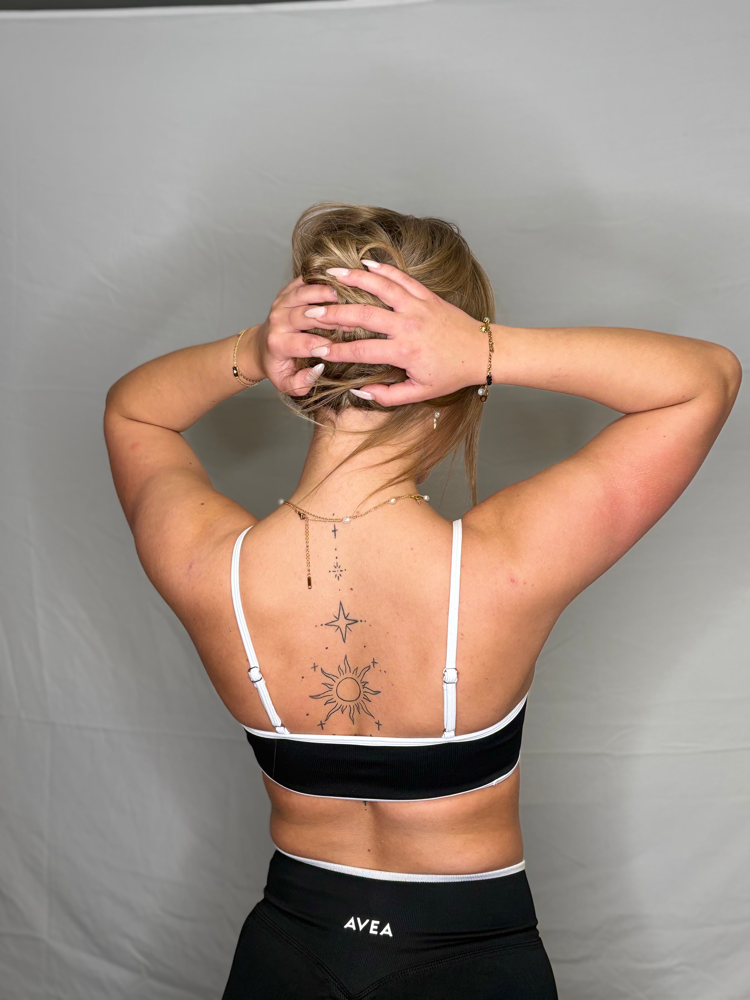 Static Long Sleeve Open-Back Top